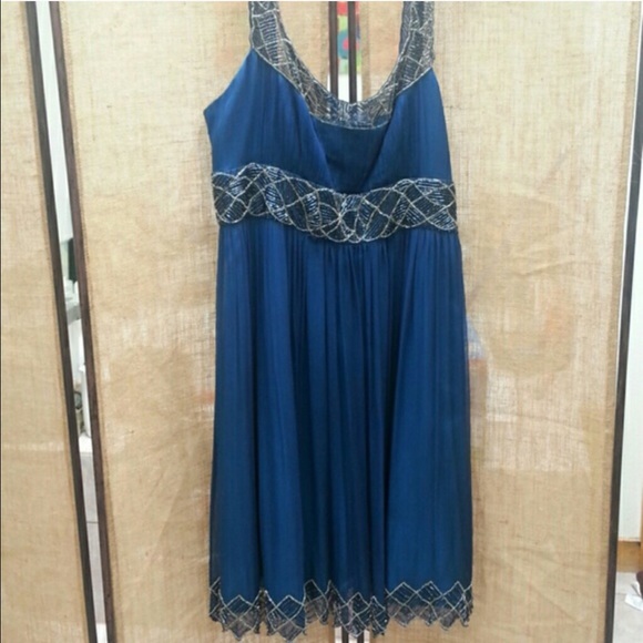 Adrianna Papell beaded cocktail dress