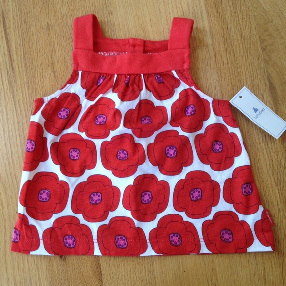 Baby Gap Floral Tank Sz 3-6 Months NWT
