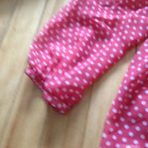 Polka Dot Salmon Loose Blouse - Picture 4 of 4