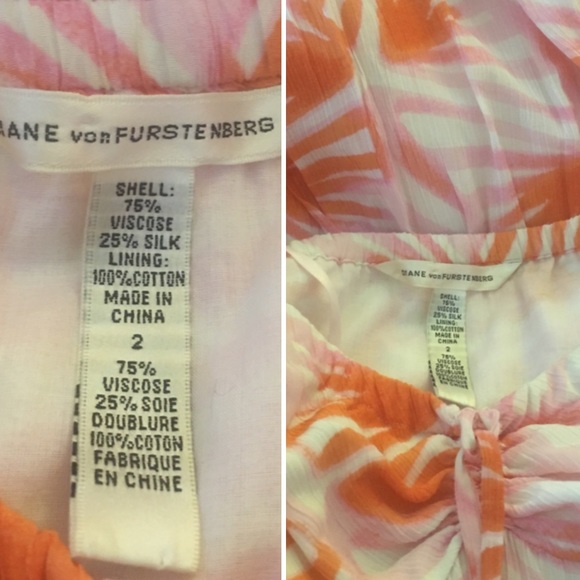 Diane Von Furstenberg Printed Halter Dress #059-10 - Picture 4 of 4