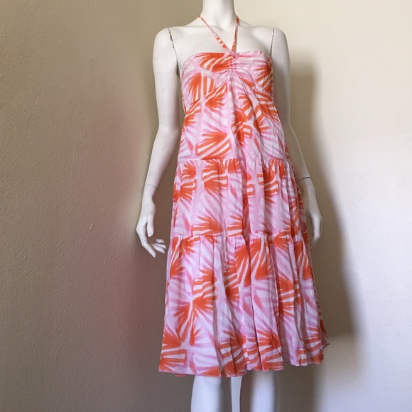 Diane Von Furstenberg Printed Halter Dress #059-10 - Picture 2 of 4