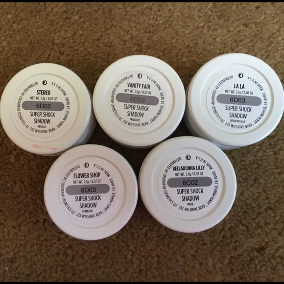 SOLD Set of 5 Colourpop eyeshadows - Picture 2 of 4