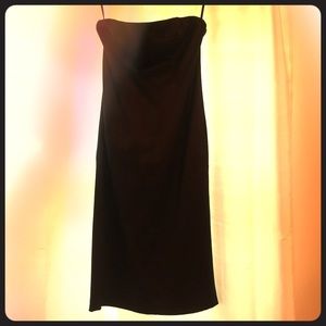 Express Strapless Sexy Black Dress