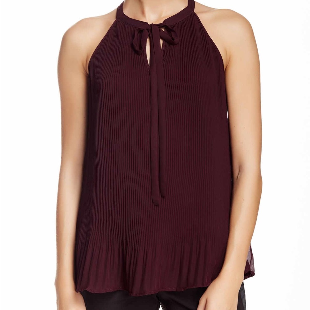 Harlowe & Graham Maroon Blouse (from Nordstrom)