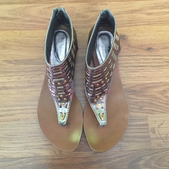 Metallic Sandals - Picture 3 of 4