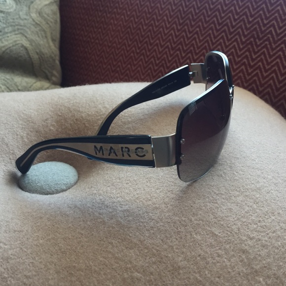 MARC by Marc Jacobs Silver/Blue Sunglasses - Picture 4 of 4