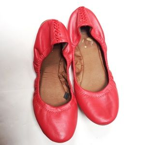 Lucky Brand Coral Leather Flats