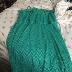 Chevron pattern dress