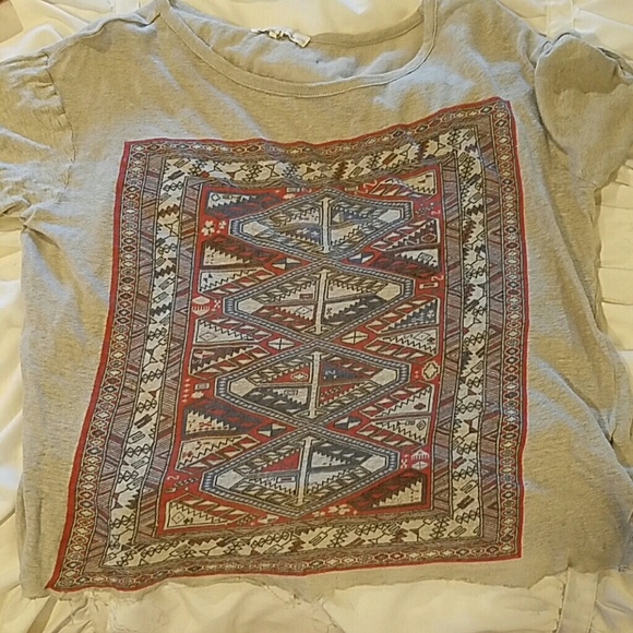 House of Harlow frayed t shirt - Picture 1 of 3