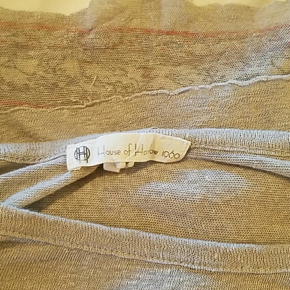 House of Harlow frayed t shirt - Picture 2 of 3