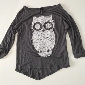 Girls owl tee!