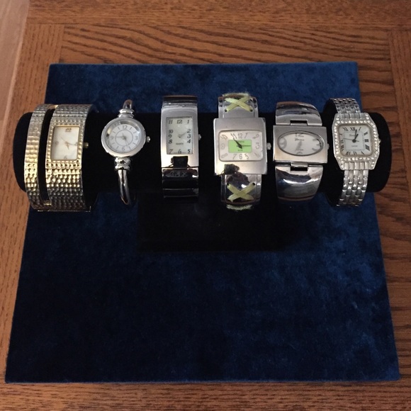 (T) 6pc Watch Lot (Discounted:All Need Batteries!)