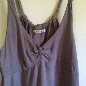 Gray delicate tank
