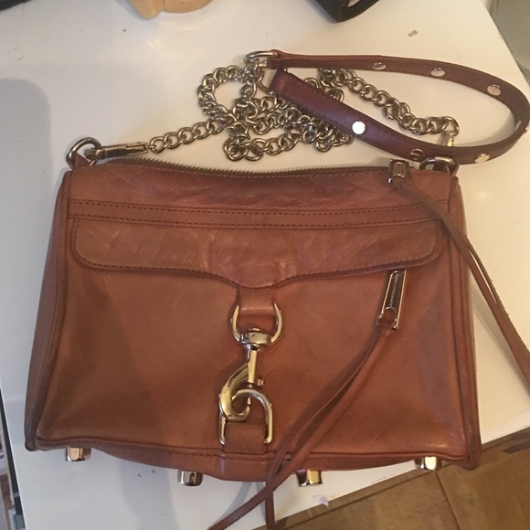 Rebecca Minkoff Mini Mac in Cognac