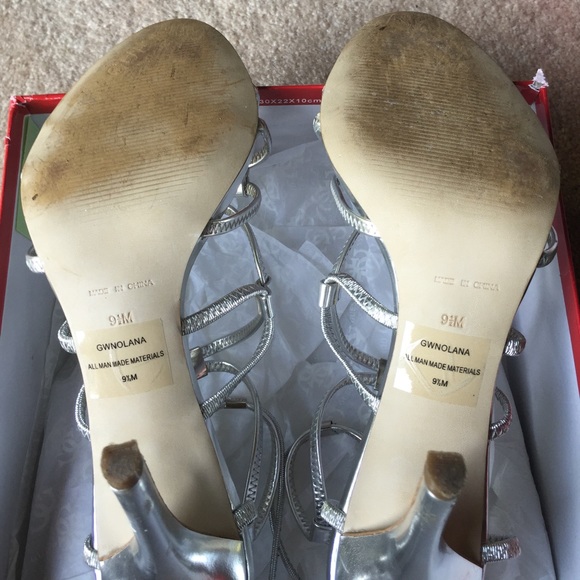 Guess by Marciano Silver Sandals - Picture 3 of 3