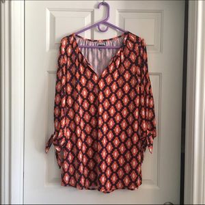 Mud pie Blue and Orange Tunic