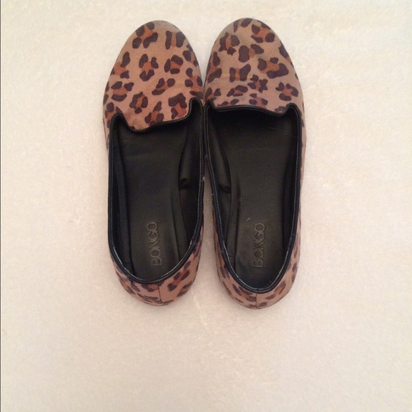 Leopard print flats