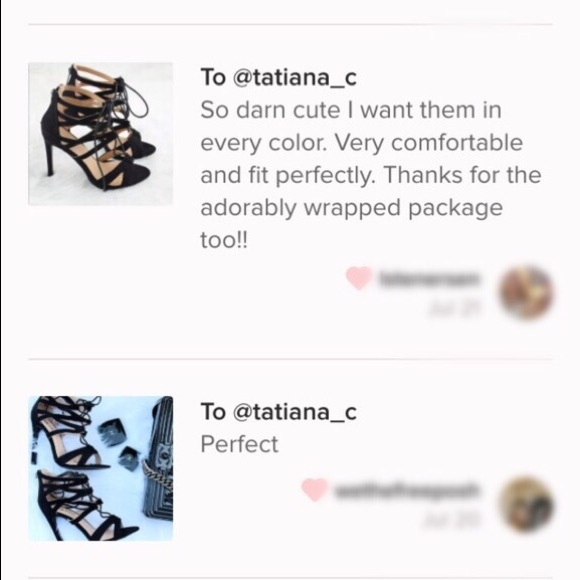 🌟⚠️🌟NEW Black Ankle Strap Lace Up Heel Sandals - Picture 4 of 4