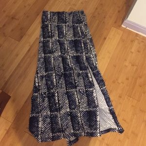 Print Maxi Skirt