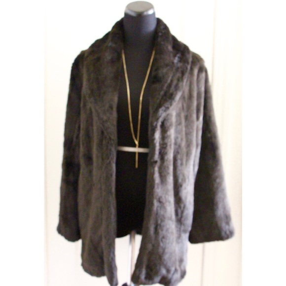 Faux fur coat