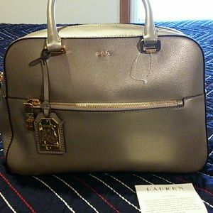 Gold Ralph Lauren purse