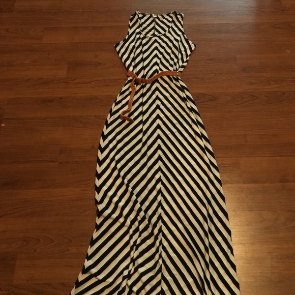 Striped summer sundress - Picture 2 of 4