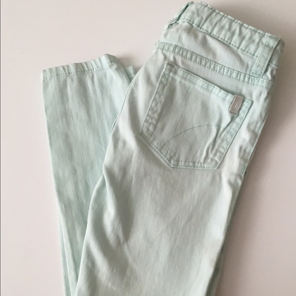 Girls Joes Jeans Mint color Size 6
