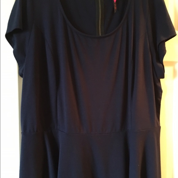 Pure Energy Tops - Pure Energy Navy Blue peplum top