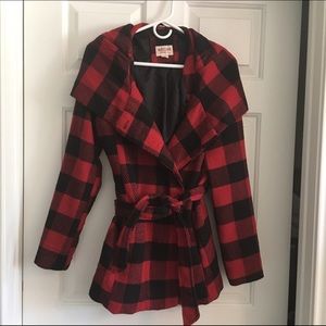 Plaid coat