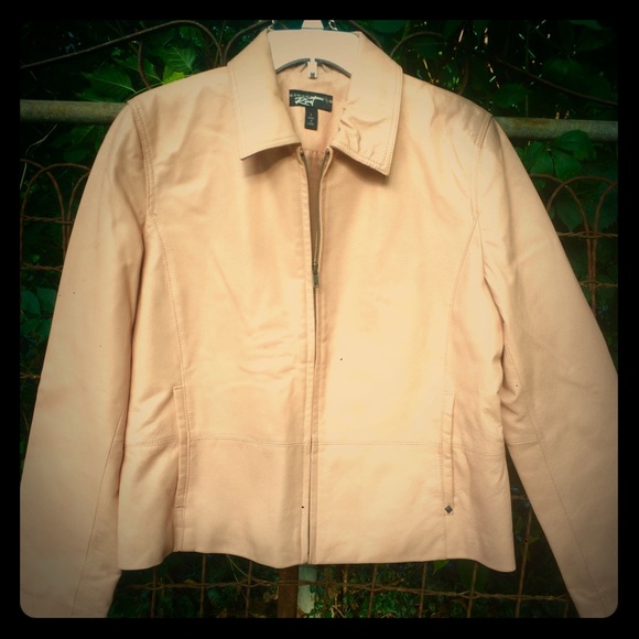 Pink Leather Jacket