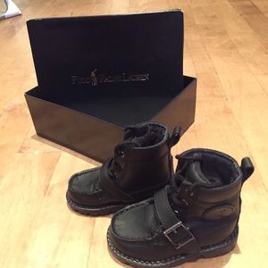 🎉 NIB 🎉 Infant Boys Polo RL Ranger Hi Boots