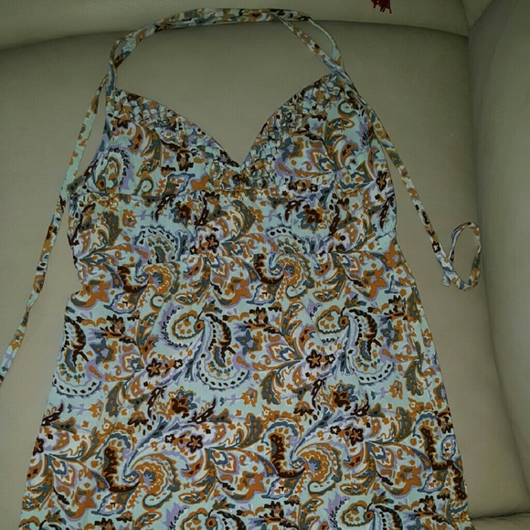 Short halter ethnic dress