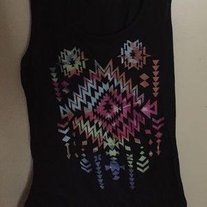 Tribal print tank top