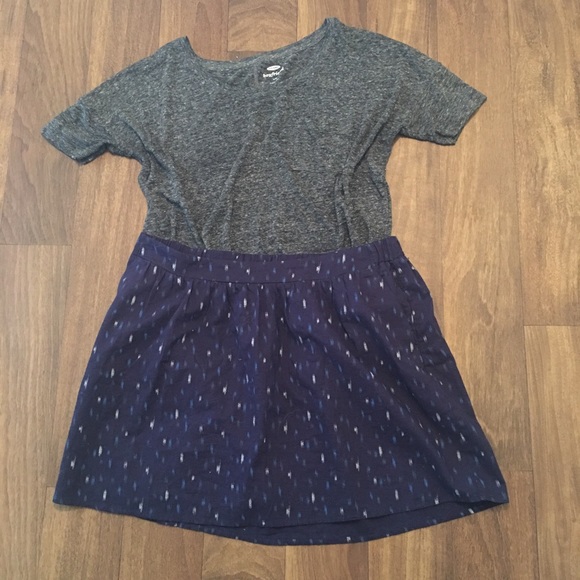 Old Navy Speckled Navy Blue Skirt