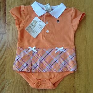 George baby Organic Onesie Sz 0-3 Months NWT