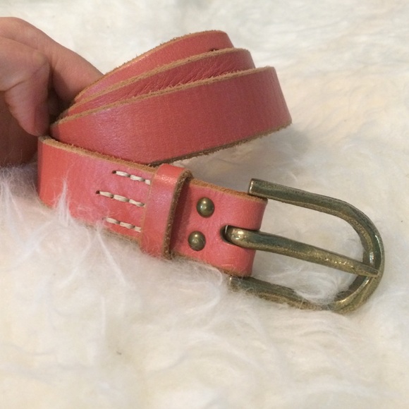 Madewell  Salmon Pink Color Belt Size Small