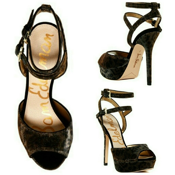 Sam Edelman Platform Peep Toe Sandal - Picture 2 of 4