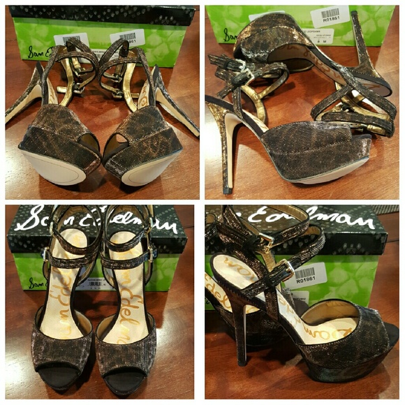 Sam Edelman Platform Peep Toe Sandal - Picture 3 of 4