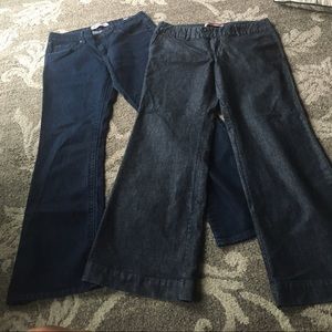 2 pairs of jeans!!! GAP trousers & Denizen-Target
