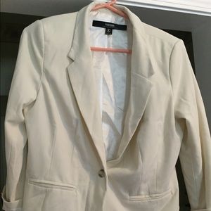 Cream blazer