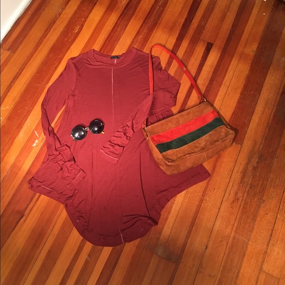 Burgundy tunic and retro sunglasses ✨Bundle✨
