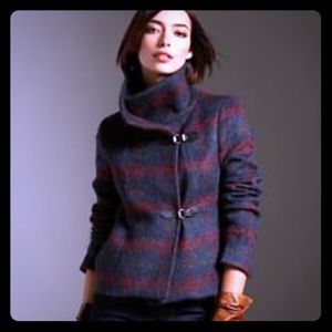 Talbots Wool Plaid Jacket Coat