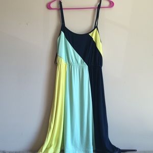 Tri color summer dress