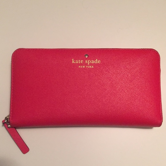 Kate Spade cherry red wallet
