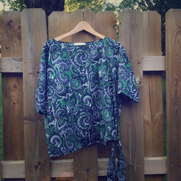 Michael Kors Paisley print top!!