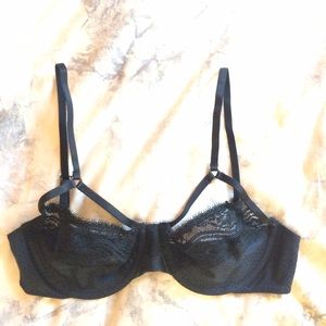 Morgan Lane Strappy Lace and Mesh Bra
