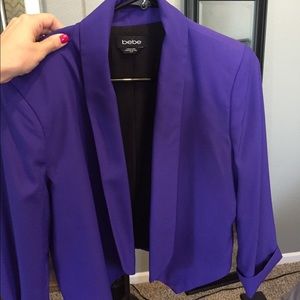 Bebe Purple Blazer