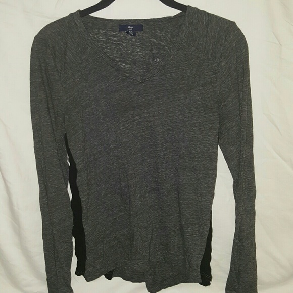 Gap Grey Cotton Long Sleeve