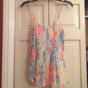 Floral print tank top