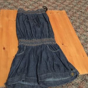 NWT denim romper